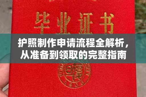 惠济护照制作申请流程全解析，从准备到领取的完整指南